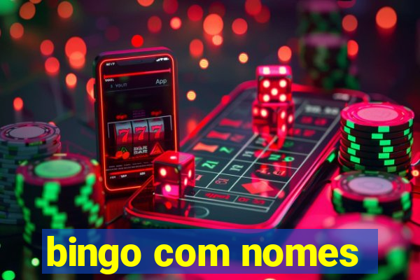 bingo com nomes